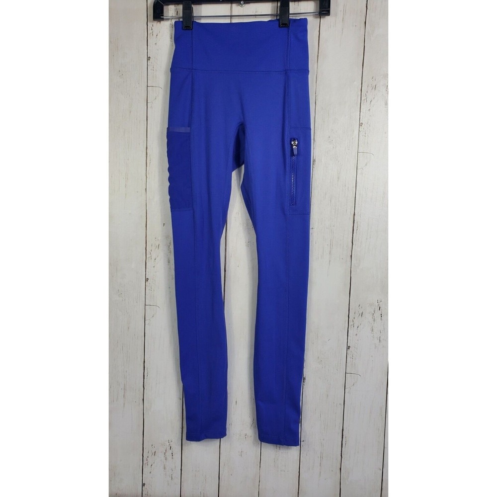 Fabletics Legging Women's Size XXS Blue Trinity Motion365 HW Utility